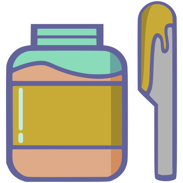 SVG Bread spread vector image