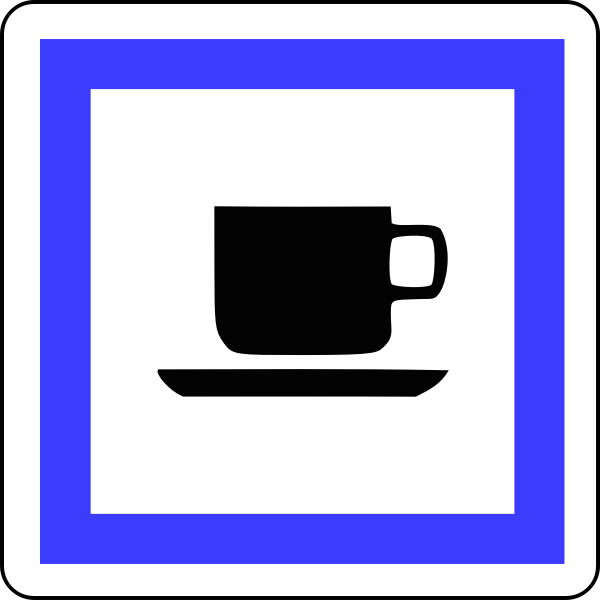 SVG Break and coffee symbol