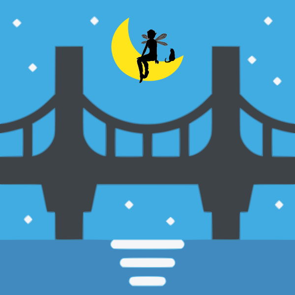 SVG Bride and river