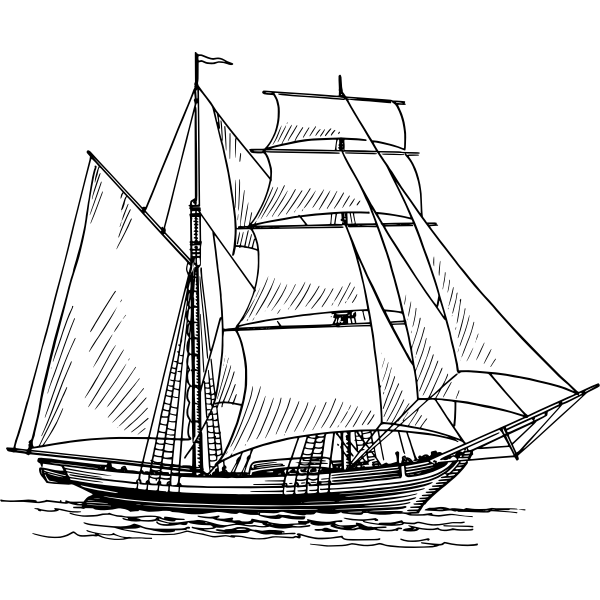 SVG brigantine