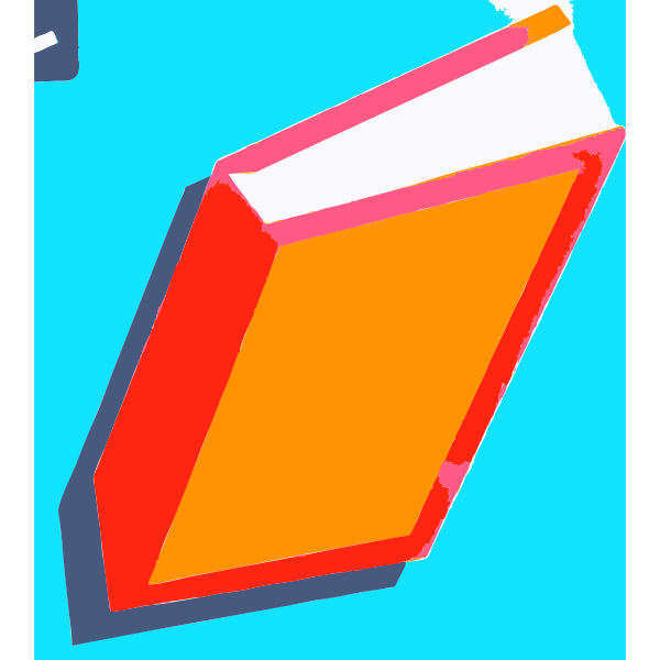 SVG Bright-colored book
