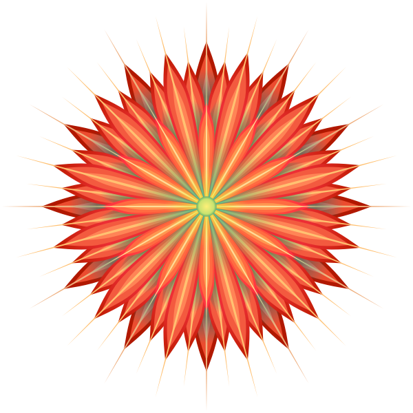 SVG Bright flower