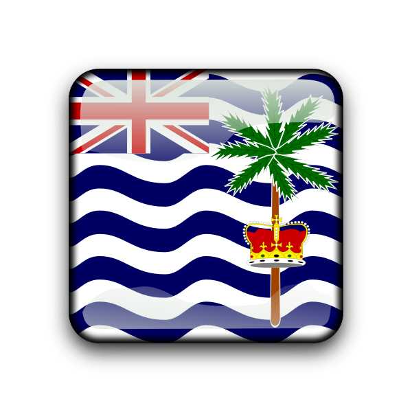 SVG British Indian Ocean Territory flag vector