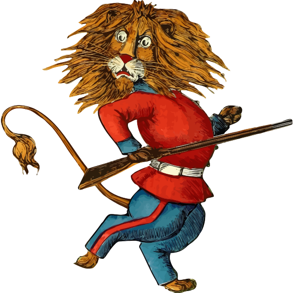 SVG British lion