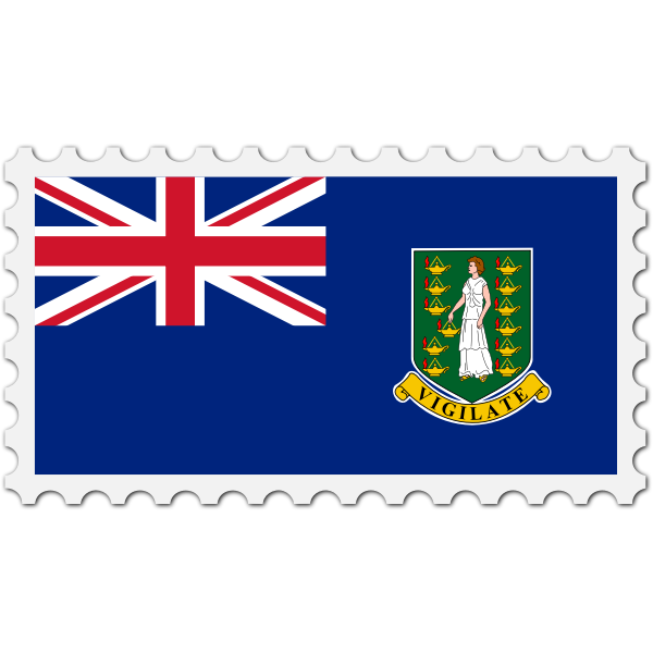 SVG British Virgin Islands flag