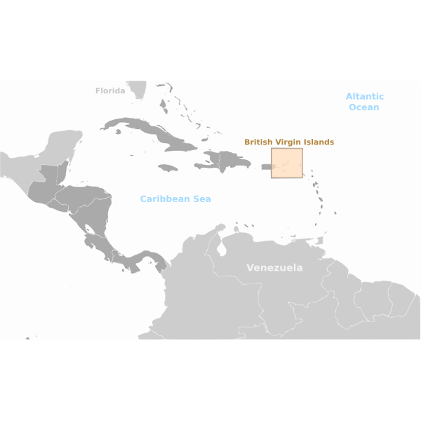 SVG British Virgin Islands vector image