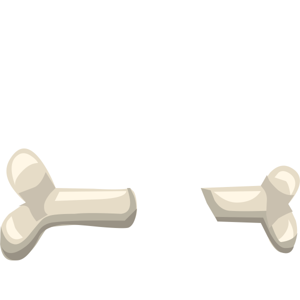 SVG Broken bone vector image