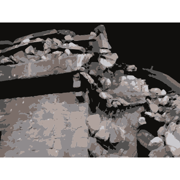 SVG Broken Brick Building Caochangdi