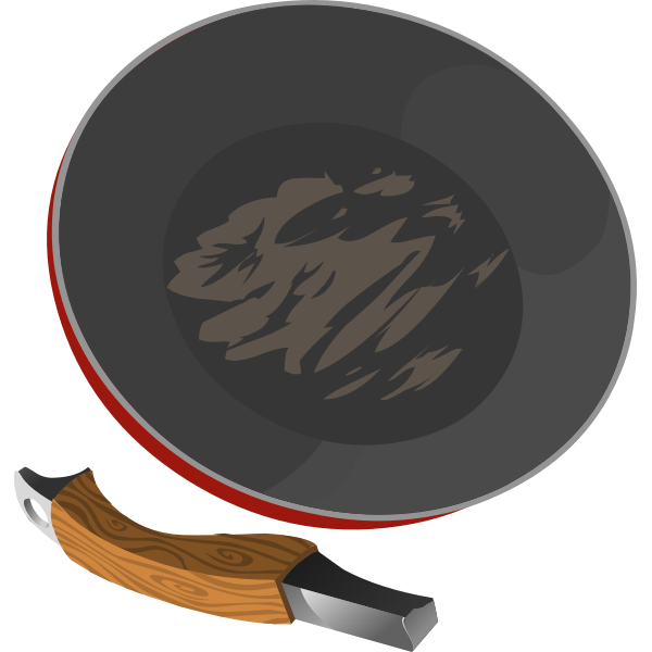 SVG Broken frying pan