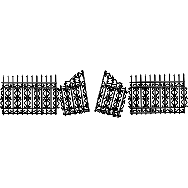 SVG Broken gate