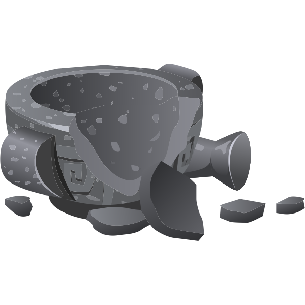 SVG Broken grinder