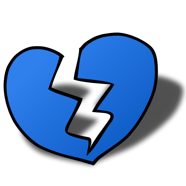 SVG Broken heart