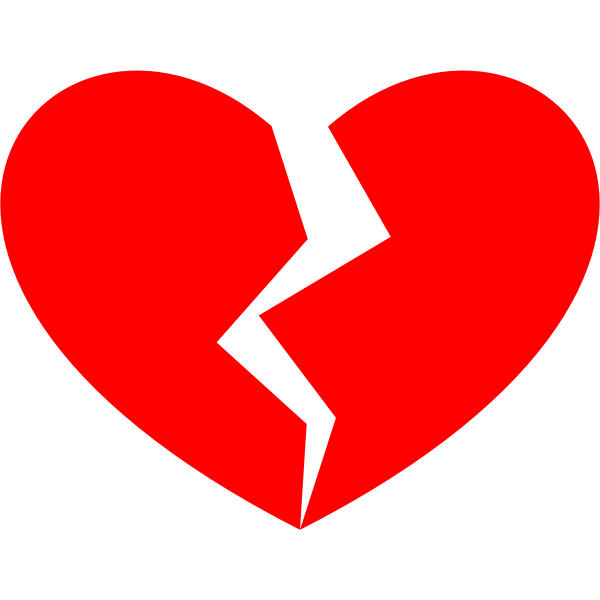 SVG Broken heart