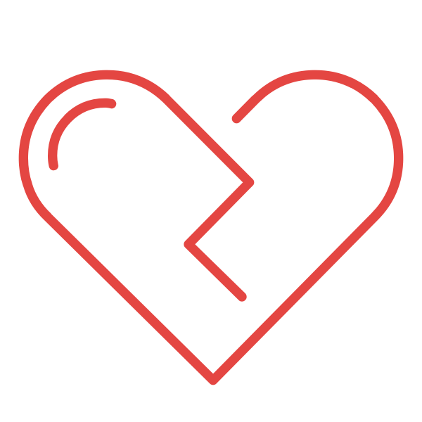 SVG Broken heart icon-1576513736
