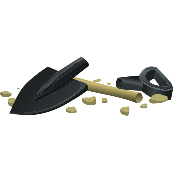 SVG Broken spades