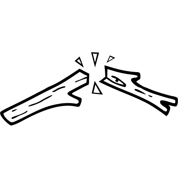 SVG Broken stick