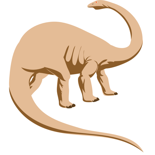 SVG Brontosaurus vector clip art