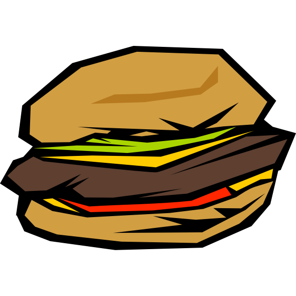 SVG Broodje hamburger