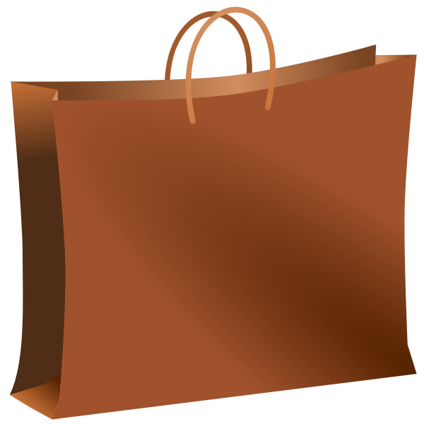 SVG Brown bag vector graphics