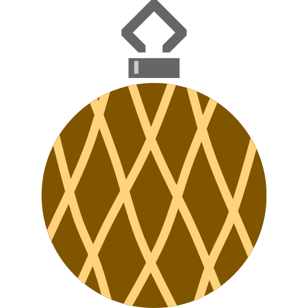 SVG Brown bauble