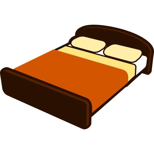 SVG Brown bed