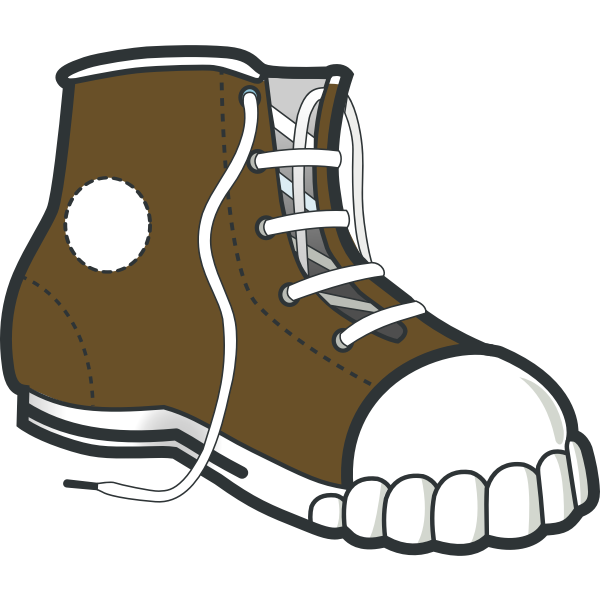 SVG Brown boot