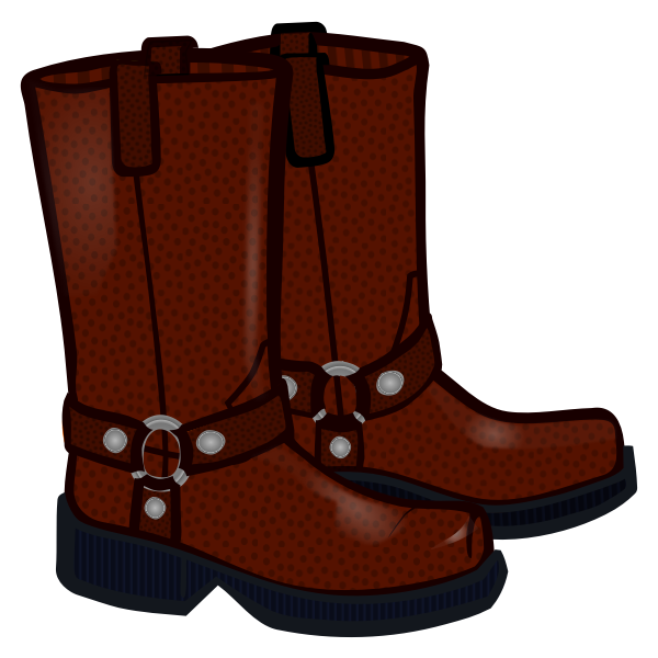 SVG Brown boots