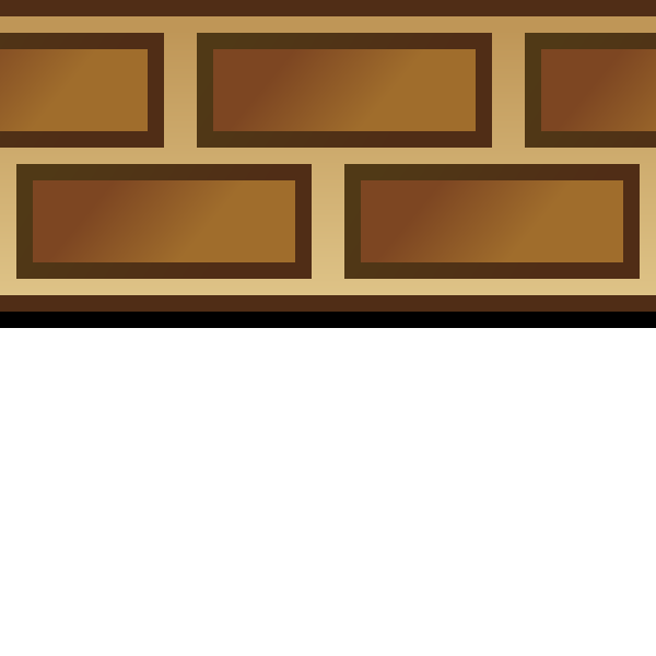 SVG Brown brick border detail vector image