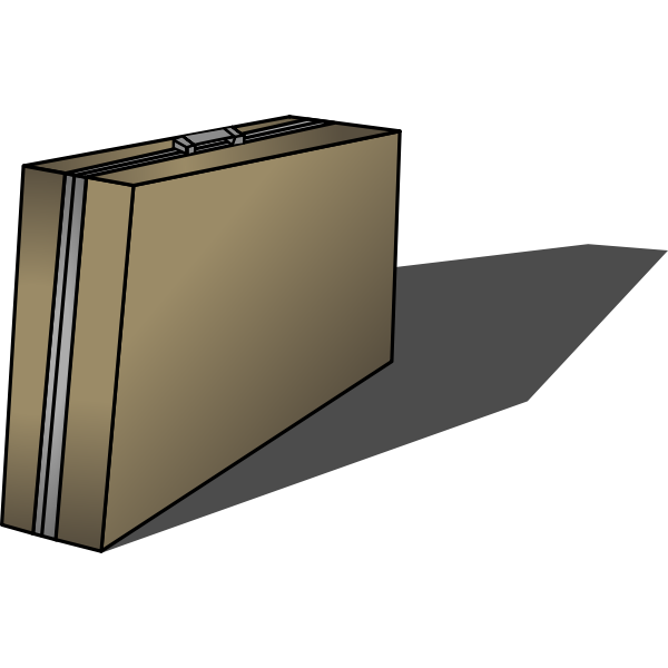 SVG Brown briefcase