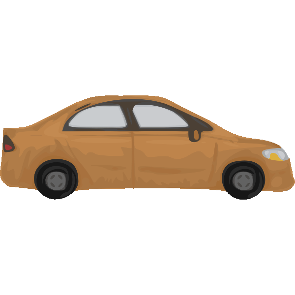 SVG Brown car