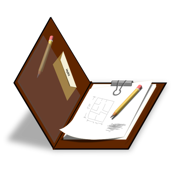 SVG Brown clipboard