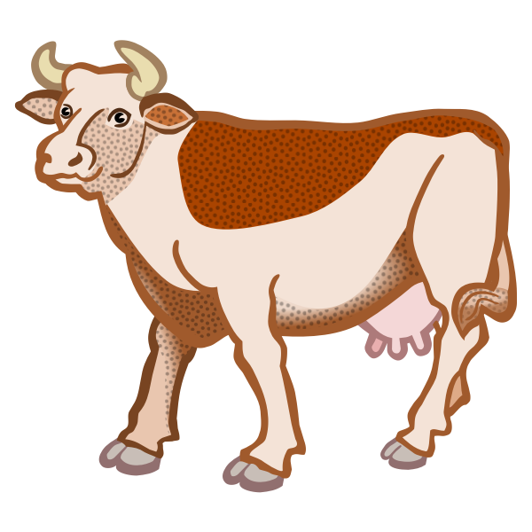 SVG Brown cow