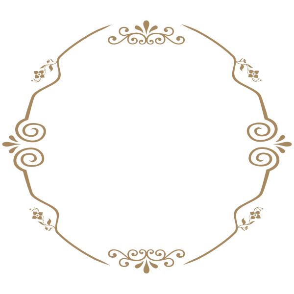 SVG Brown decorative frame