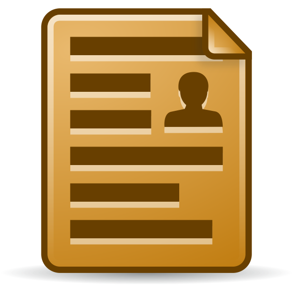 SVG Brown document icon