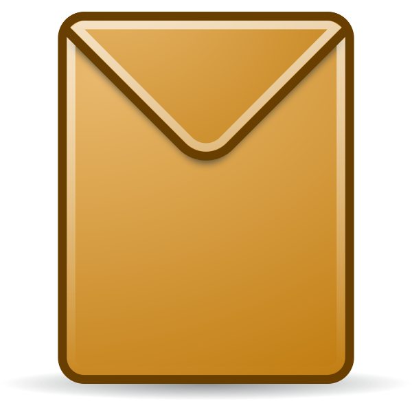SVG Brown envelope image