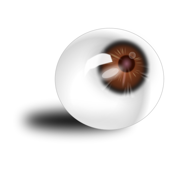 SVG Brown eyeball