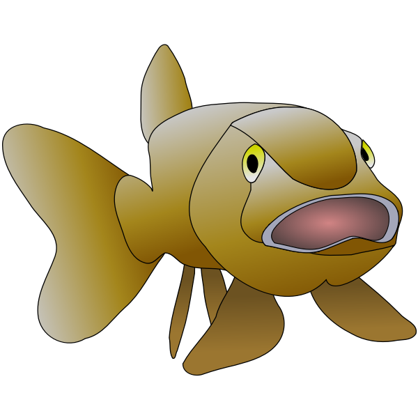 SVG brown fish
