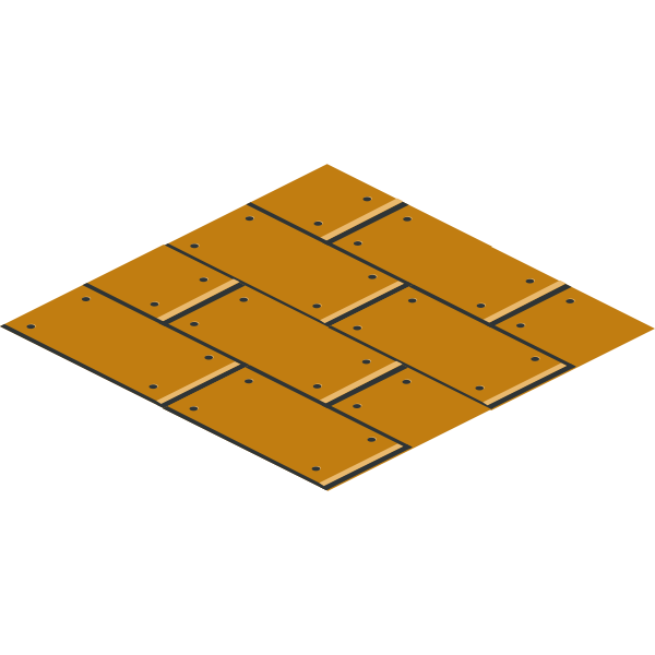SVG Brown floor tiles pattern vector illustration