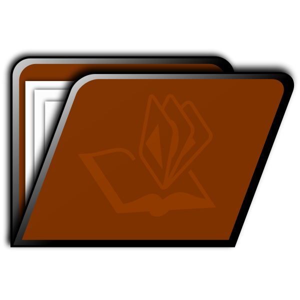 SVG Brown folder image