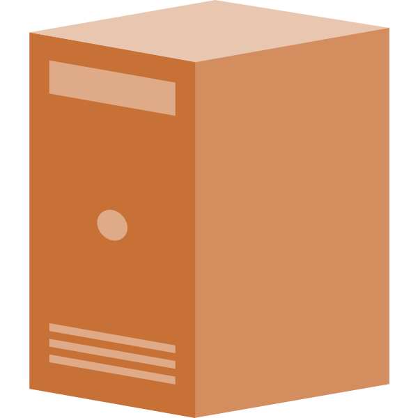 SVG Brown net server vector graphics