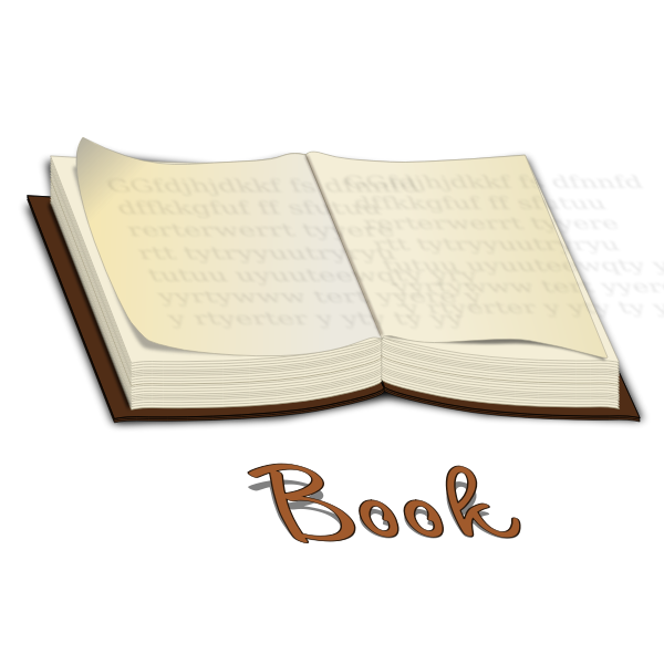 SVG Brown paper book