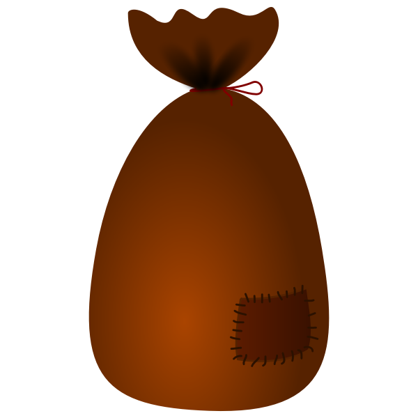 SVG Brown sack