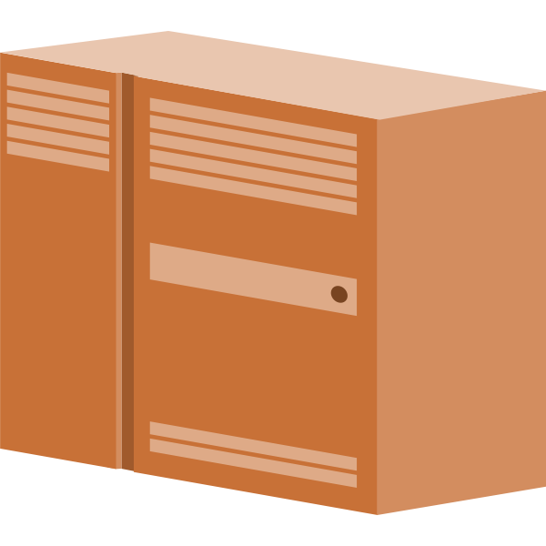 SVG Brown server vector drawing