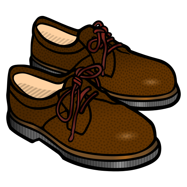SVG Brown shoes