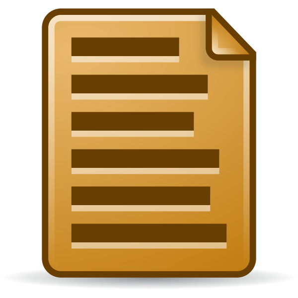 SVG Brown text
