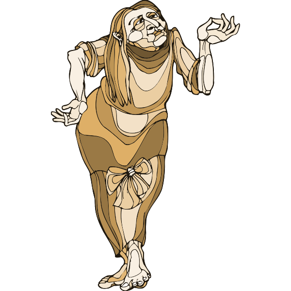 SVG Brown witch