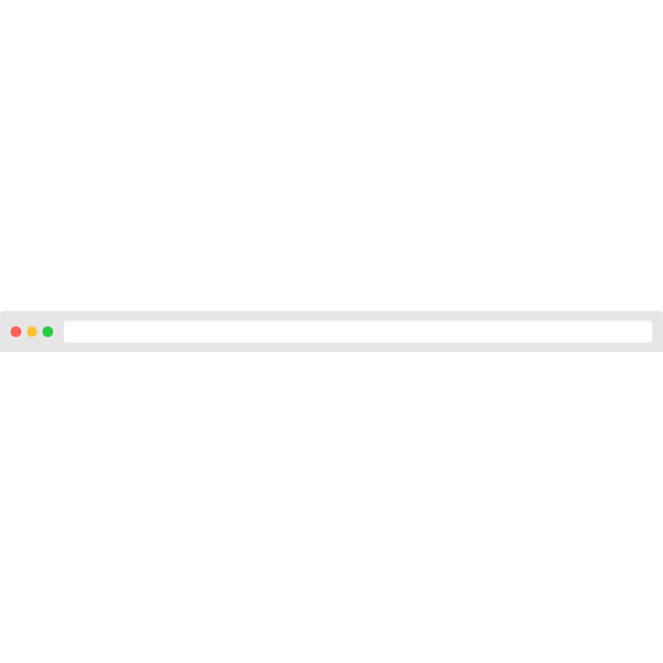 SVG browser mockup topbar
