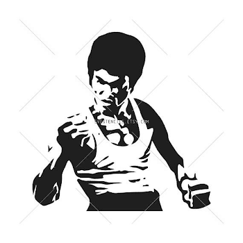 SVG Bruce Lee Arts Stencils Silhouettes Monogram Black | SVG ...