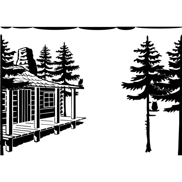 SVG BS log cabin