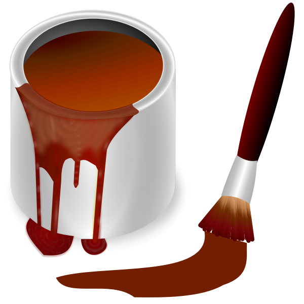 SVG Bucket of brown